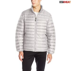 32 DEGREES MEN NWT  NANO LIGHT PACKABLE ULTRALIGHT DOWN ALUMINUM JACKET. SIZE L